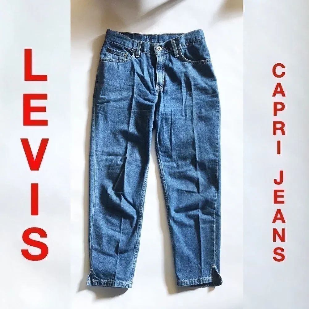 Levi's Capri Jeans in Med Blue Wash - 5 Jr
